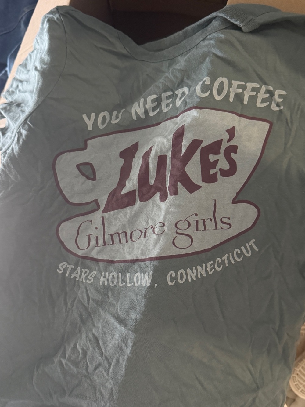Luke's Gilmore Girls Women's Short Sleeve Tee - Sage Green